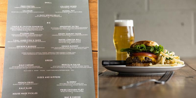 Greenport Harbor Brewery and Restaurant Menu