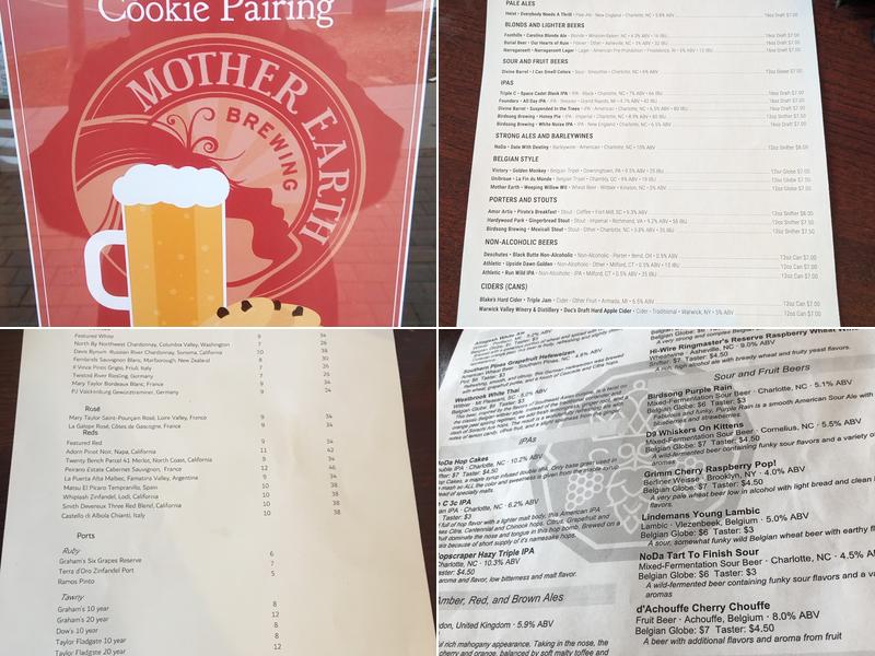 Queen City Craft and Gourmet Menu