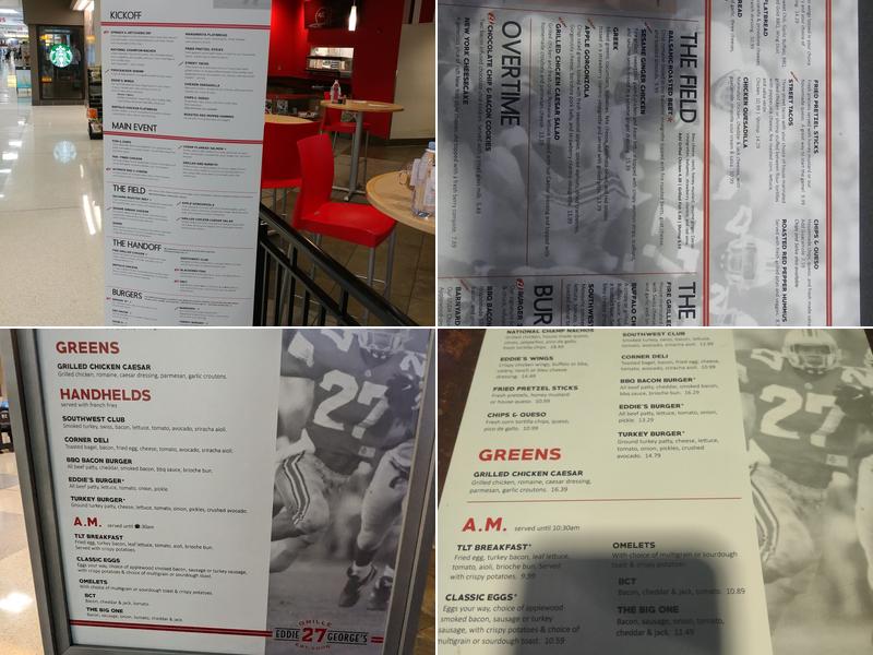 Eddie George's Grille 27 Menu