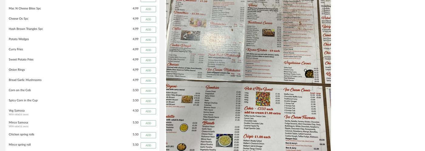 Peri Peri Hub Menu