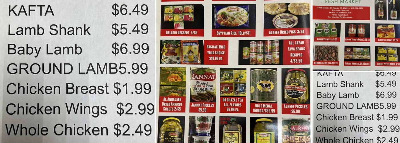 Ali Baba Grill & Bakery Menu