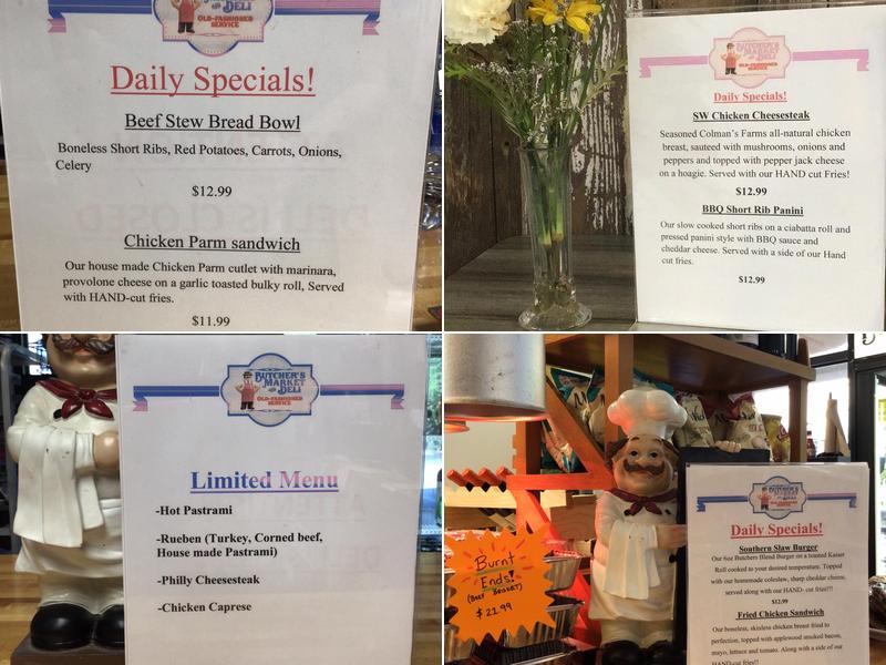 Butchers Market And Deli Menu