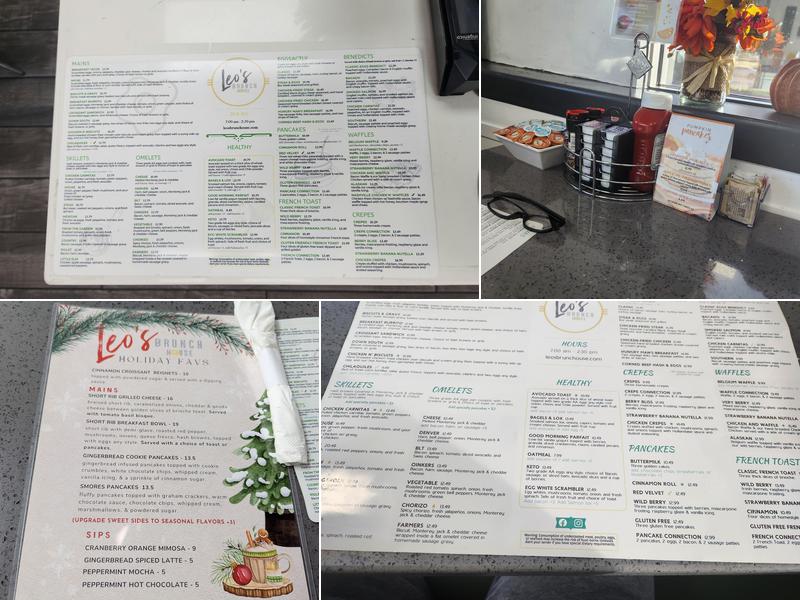 Leo's Brunch House Menu