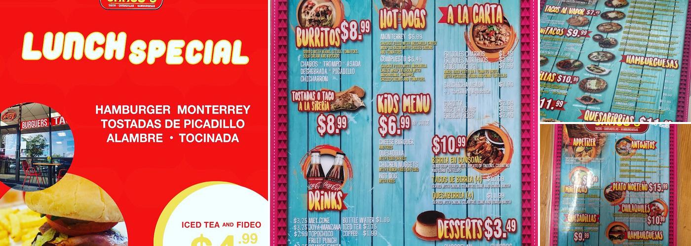 Chagos Menu
