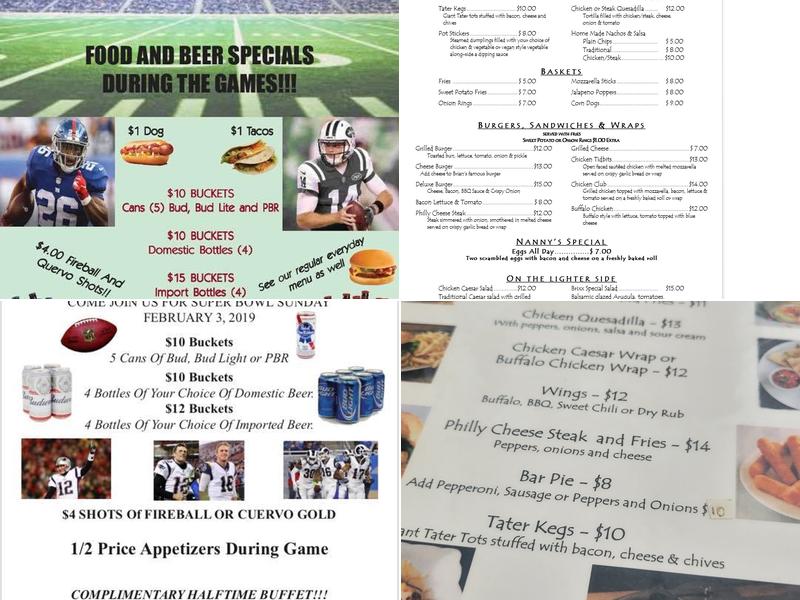 Brixx Bar and Grill Menu