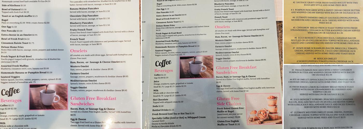 Eggs Up Restaurant Menu