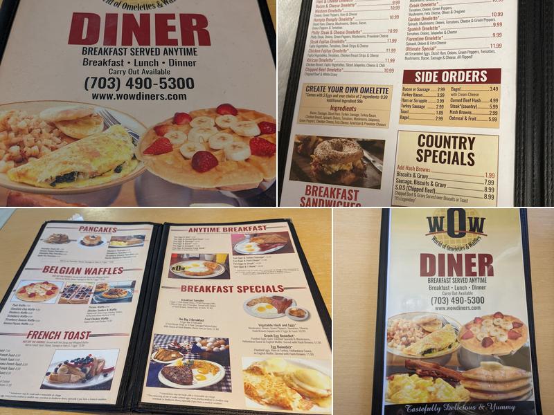 World Of Omelettes And Waffles Menu