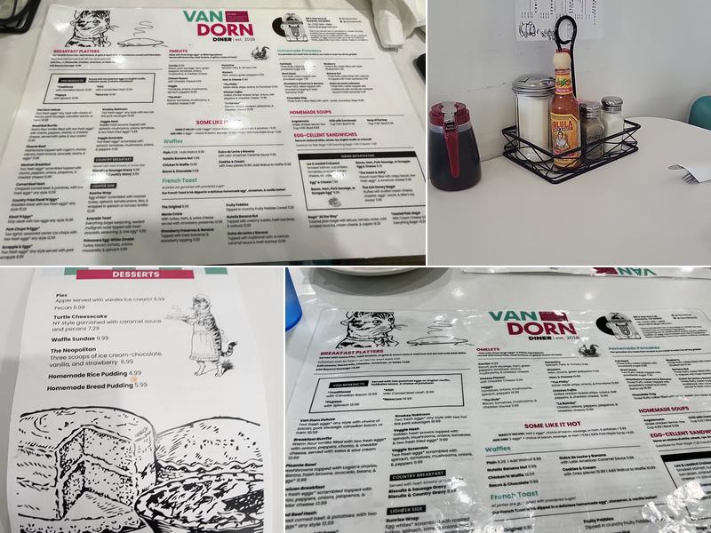 Van Dorn Diner Menu