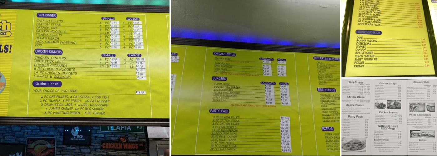 Da Catch Menu