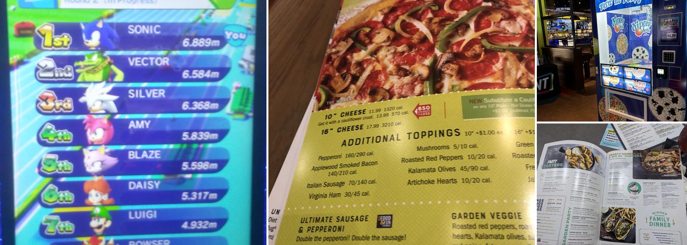 Main Event Newark Menu