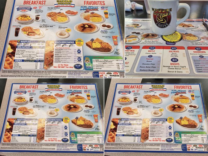Waffle House Menu