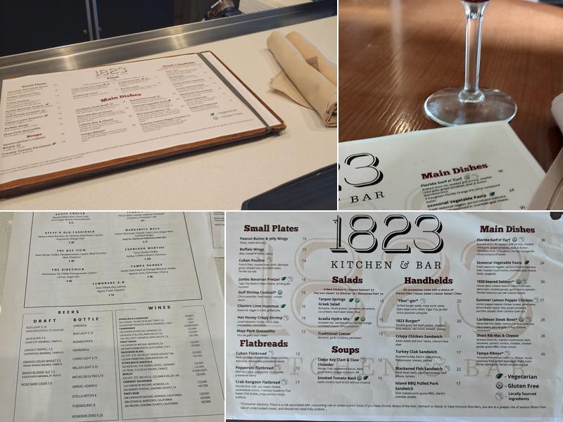 1823 Kitchen And Bar Menu