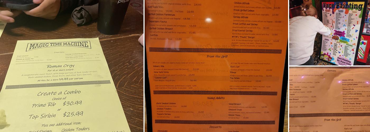 Magic Time Machine Menu