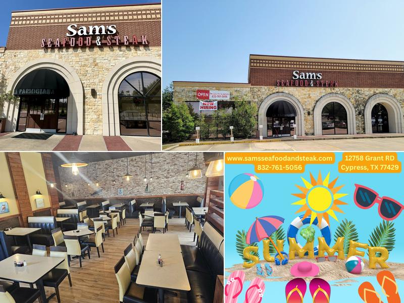 Sam's Seafood and Steak 12758 Grant Rd, Cypress