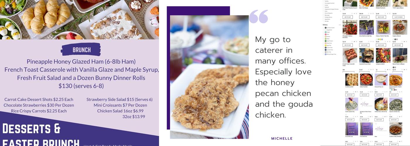 Axcess Catering & Events Menu