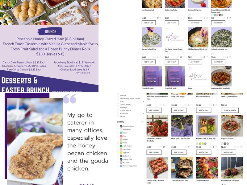 Axcess Catering & Events Menu