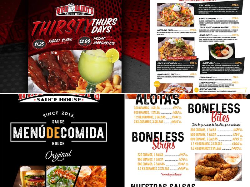 Wing Daddy's - Lubbock Menu