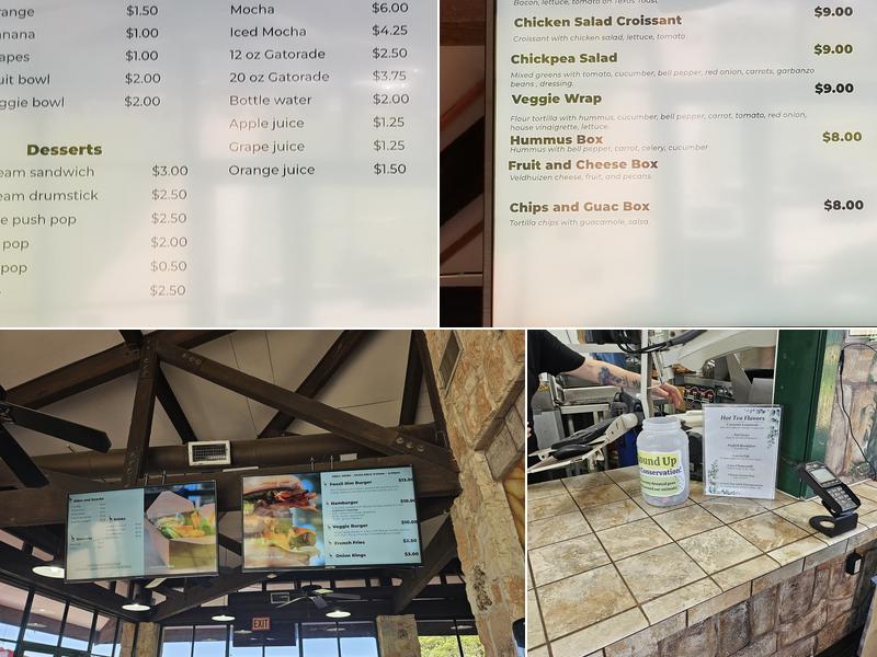 The Overlook Cafe Menu