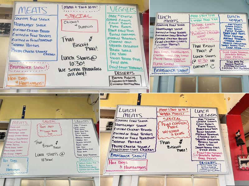 That Biscuit Place Menu