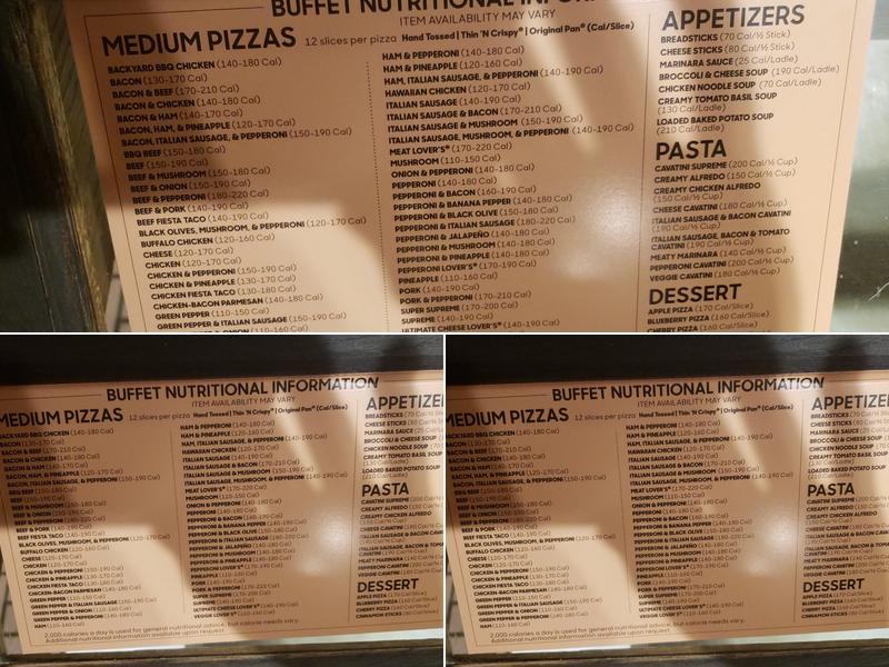 Pizza Hut Menu