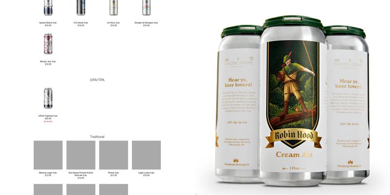 Dancing Gnome Beer Menu