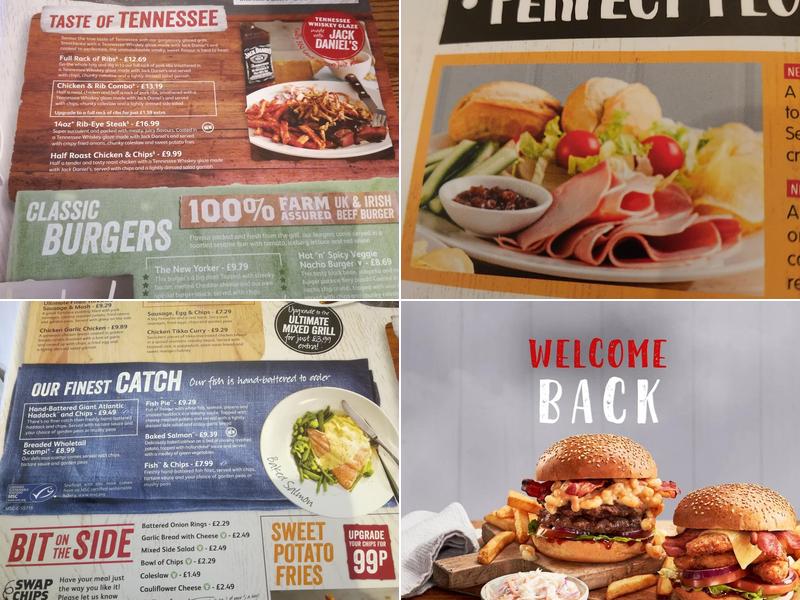 Brewers Fayre Linkwood Lodge Menu