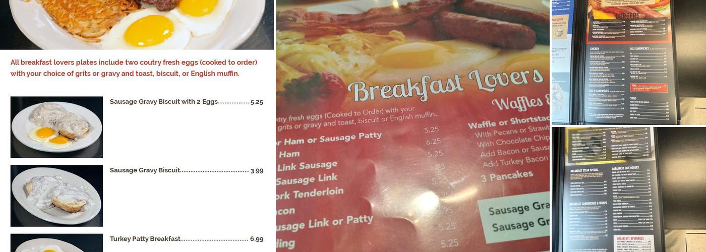 Jake's Diner Menu