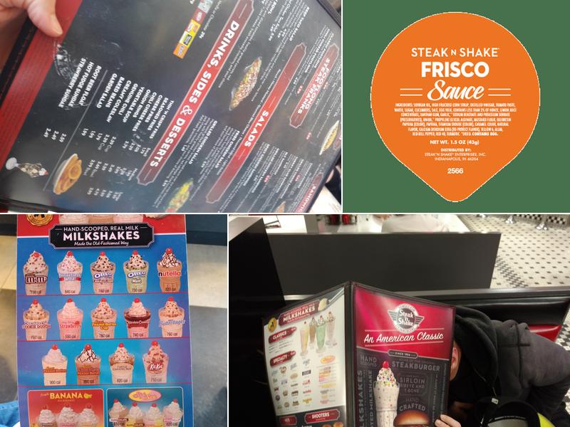 Steak 'n Shake Menu