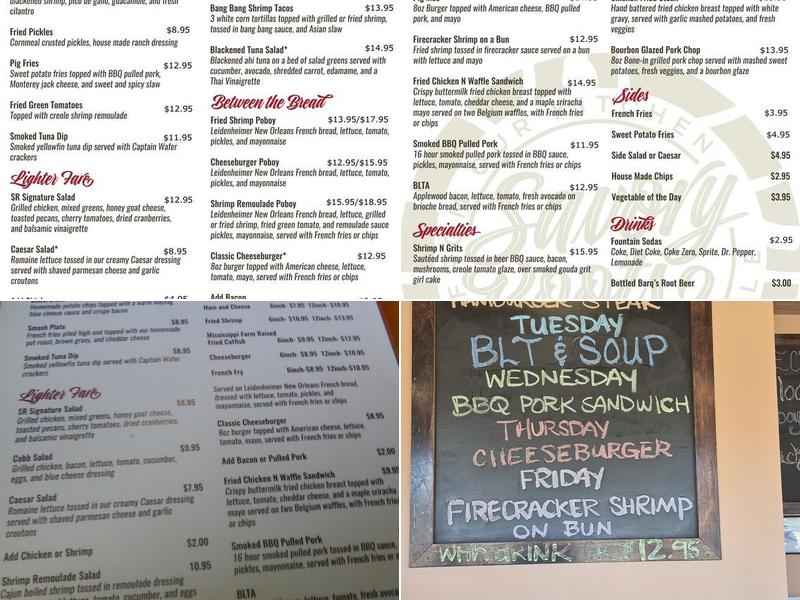 Savory Roots Menu