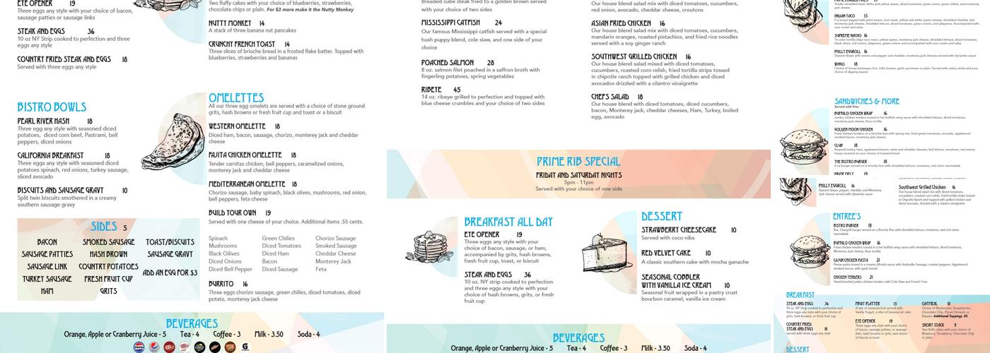Bistro 24 Menu