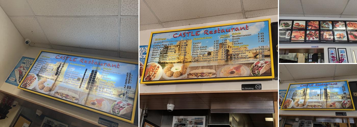 Castle Restaurant Menu