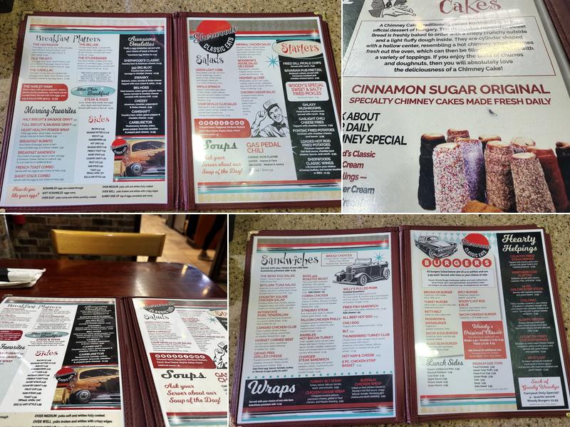 Sherwood Classic Eats Menu