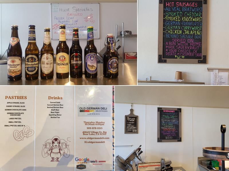 The Old German Deli Menu