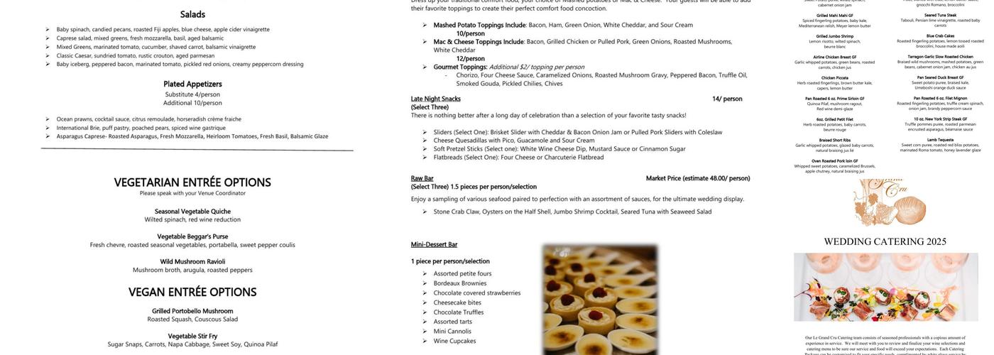 Potomac Point Winery & Vineyard Menu