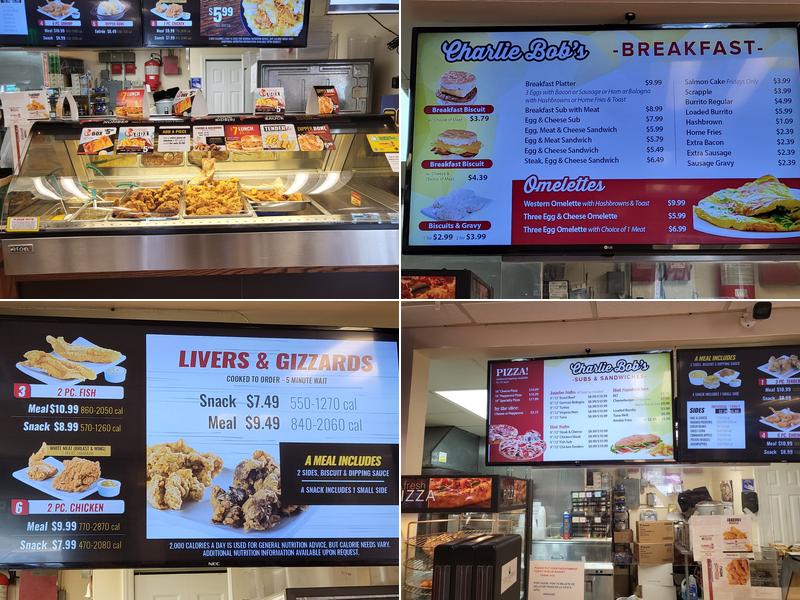 Charlie Bob's Market And Deli Menu