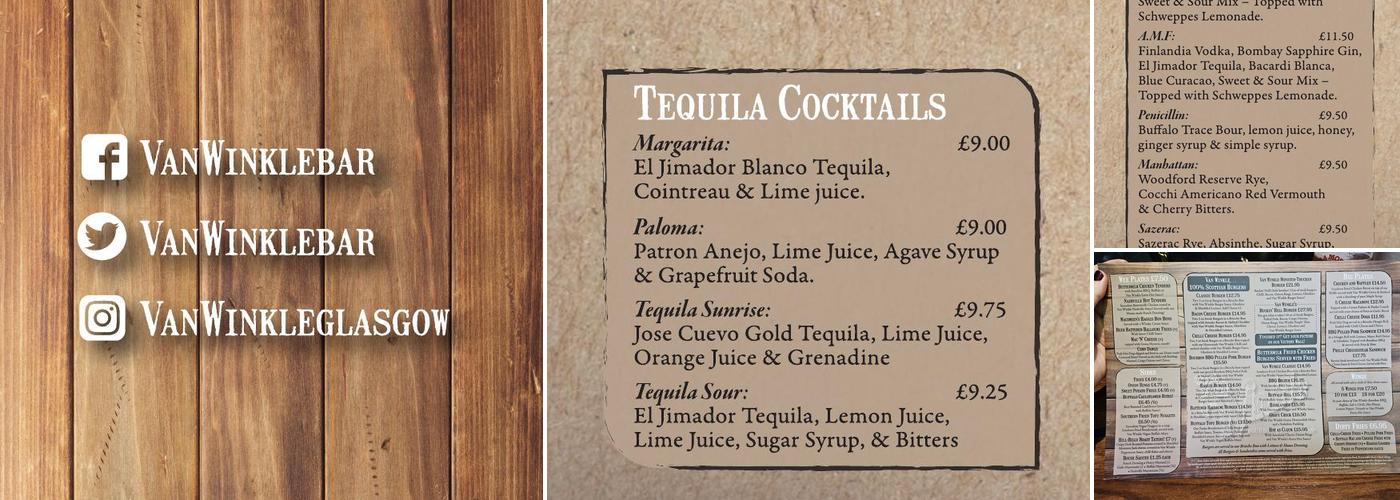 Van Winkle - BBQ Grill - West End Menu