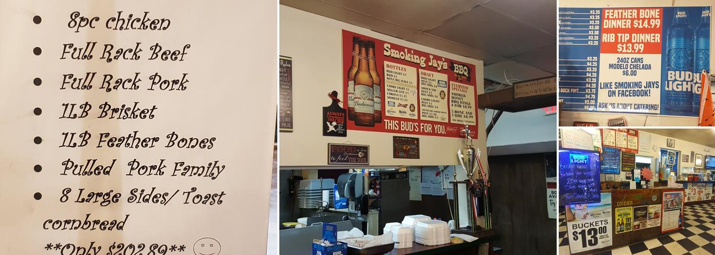 Smoking Jay's BBQ Menu