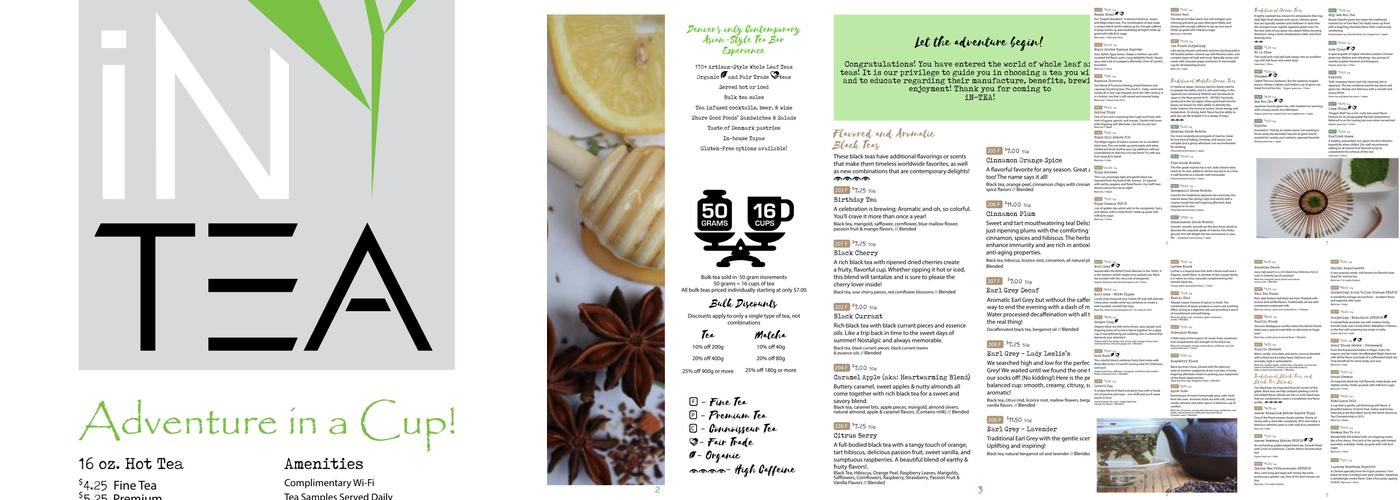 iN-TEA Menu