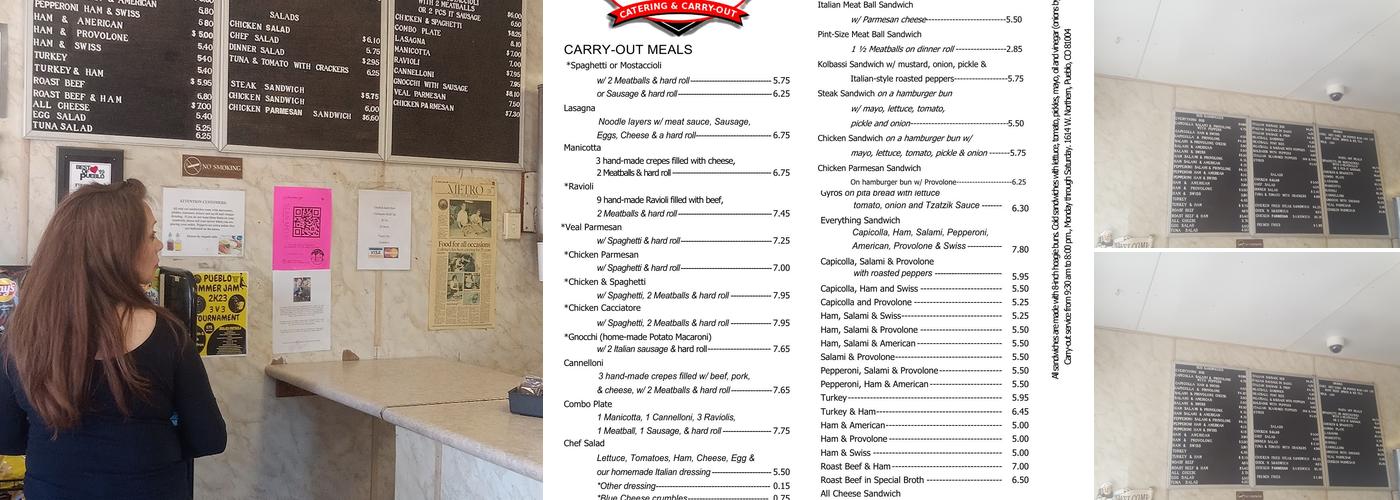 Collette's Catering-Carry Out Menu