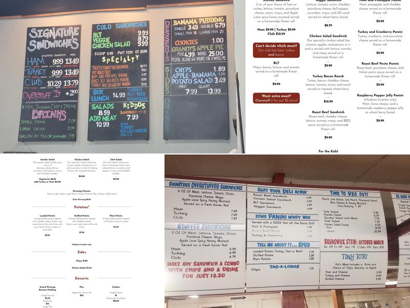 Apple Lane - Decatur Menu