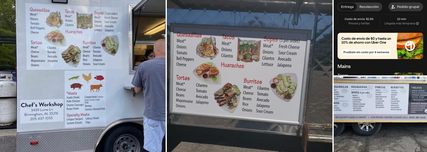 Taqueria Juarez Menu