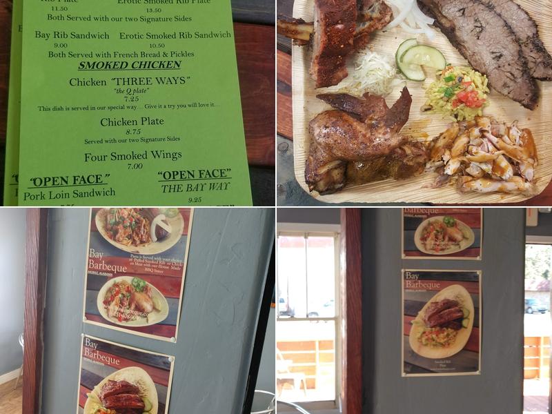 Bay Barbeque Menu