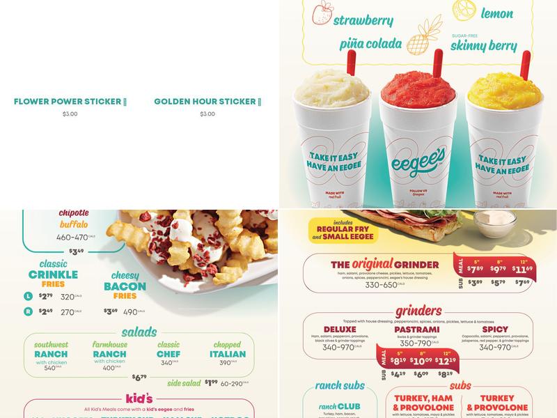 eegee's Menu