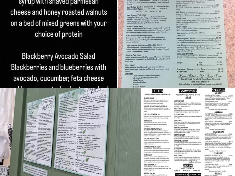 Green Leaves To Go Menu