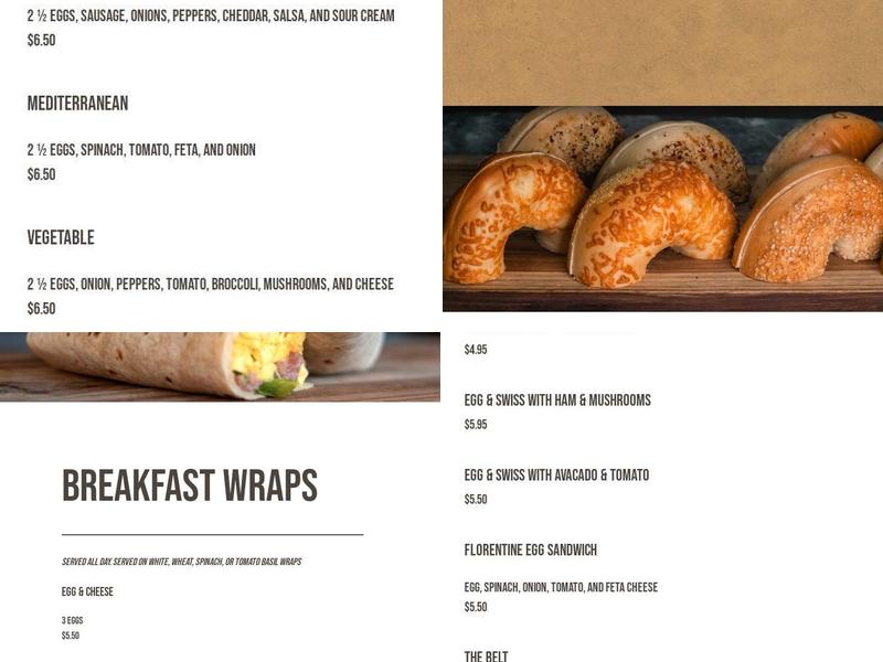 Lori's Deli & Bakeshop LLC Menu