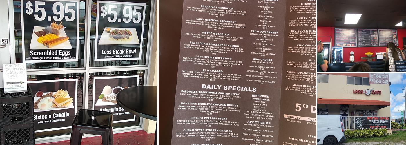 LASSCUBANCAFE Menu