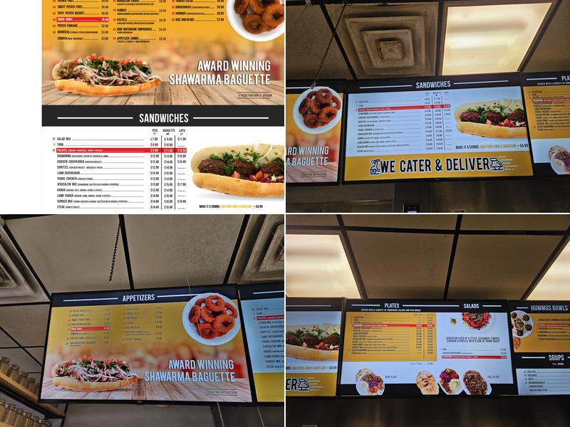Sunrise Pita & Grill Menu
