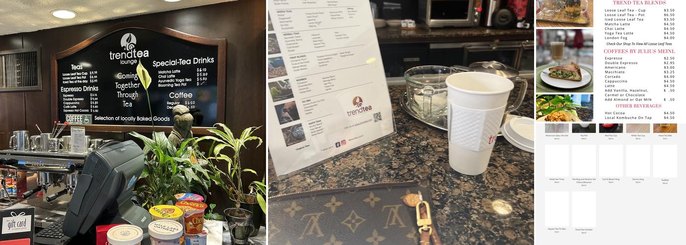 Trend Tea Menu