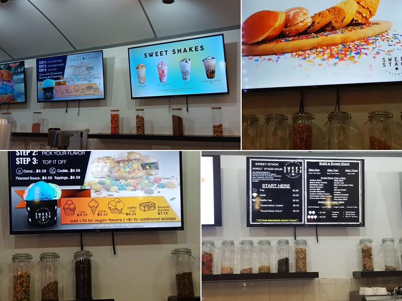 Sweet-Stack Creamery Menu