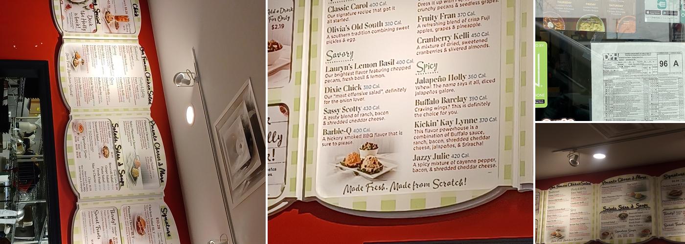 Chicken Salad Chick Menu